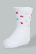 Load image into Gallery viewer, Redtag-Assorted-4-Pack-Socks-Full-Length-Infant-Girls-3 to 24 Months
