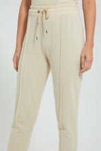 Load image into Gallery viewer, Redtag-Beige-Jogger-Pants-Celebrity-Trousers,-Colour:Beige,-Filter:Women's-Clothing,-New-In,-New-In-LDC,-Non-Sale,-S22A,-Section:Women,-TBL-Women's-
