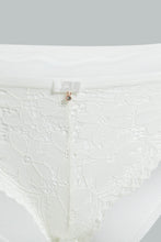 تنزيل الصورة على معرض الصور، Redtag-Ivory/Dusty-Pink-Flock-Printed-Padded-Bikini-Brief-(2-Pack)-Briefs-Bikini-Women's-