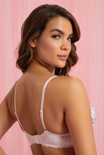 Load image into Gallery viewer, Redtag-Pink-Floral-Printed/Dusty-Pink-Plain-Padded-T-Shirt-Bra-(2-Pack)-T-Shirt-Bras-Women's-