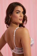 Load image into Gallery viewer, Redtag-Pink-Floral-Printed/Dusty-Pink-Plain-Padded-Non-Wired-Bra-(2-Pack)-Non-Wired-Padded-Women's-