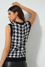 Load image into Gallery viewer, Redtag-Houndstooth-Patterned-Vest-Ponchos-Women's-