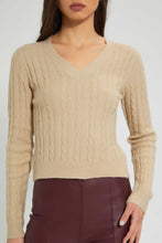 Load image into Gallery viewer, Redtag-Cable-Knit-Pullover-Ponchos-Women's-