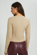 Load image into Gallery viewer, Redtag-Cable-Knit-Pullover-Ponchos-Women's-