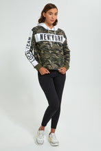 تنزيل الصورة على معرض الصور، Redtag-Red-Printed-Hooded-SweaT-Shirt-Sweatshirts-Women's-0