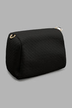 Load image into Gallery viewer, Redtag-Black-Weave-Embellished-Day-Bag-Colour:Black,-Filter:Women's-Accessories,-New-In,-New-In-Women-ACC,-Non-Sale,-W21B,-Women-Handbags-Women-