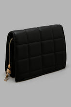 Load image into Gallery viewer, Redtag-Black-Crossbody-With-Chocolate-Quilting-Cross-Body-Bags-Women-