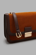 Load image into Gallery viewer, Redtag-Tan-Crossbody-With-Corduroy-Cross-Body-Bags-Women-