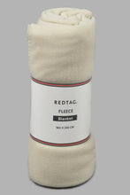 Load image into Gallery viewer, Redtag-Beige-Fleece-Single-Blanket-0,-Colour:Beige,-Filter:Home-Bedroom,-HMW-BED-Blankets,-New-In,-New-In-HMW-BED,-Non-Sale,-S22A,-Section:Homewares-Home-Bedroom-
