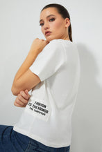 تنزيل الصورة على معرض الصور، Redtag-White-T-Shirt-With-Print-Graphic-Prints-Women's-0