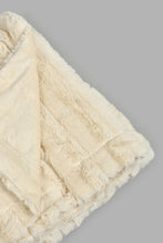 Load image into Gallery viewer, Redtag-Beige-Faux-Fur-Throw-Throws-Home-Bedroom-