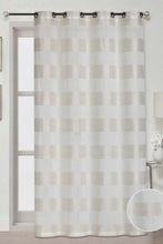 Load image into Gallery viewer, Redtag-Ivory-1-Piece-Floral-Embroidery-Sheer-Curtain-Curtains-Home-Bedroom-