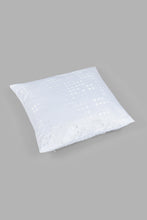 تنزيل الصورة على معرض الصور، Redtag-White-Dots-Jacquard-Cushion-Cushions-Home-Bedroom-