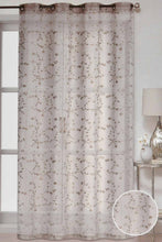 Load image into Gallery viewer, Redtag-Beige-1-Piece-Floral-Sheer-Curtain-Curtains-Home-Bedroom-
