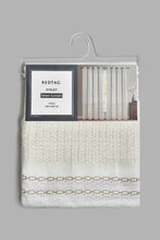 Load image into Gallery viewer, Redtag-Ivory-1-Piece-Net-Pattern-Sheer-Curtain-Curtains-Home-Bedroom-