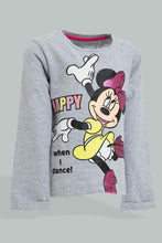 تنزيل الصورة على معرض الصور، Redtag-Grey-Minnie-Mouse-Print-Sweat-Top-T-Shirt-Character,-Colour:Grey,-Filter:Infant-Girls-(3-to-24-Mths),-Infant-Girls-T-Shirts,-New-In,-New-In-ING,-Non-Sale,-Section:Kidswear,-TBL,-W21B-Infant-Girls-3 to 24 Months