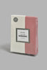 Redtag-Pink/Ivory-Pillowcase-4-Piece-Set-Pillowcases-Home-Bedroom-