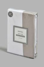 تنزيل الصورة على معرض الصور، Redtag-Beige/White-Pillowcase-4-Piece-Set-Pillowcases-Home-Bedroom-