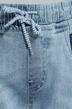 تنزيل الصورة على معرض الصور، Redtag-Light-Wash-Elasticated-Waist-Jean-Jeans-Pull-On-Boys-2 to 8 Years