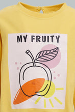 تنزيل الصورة على معرض الصور، Redtag-Beige-Orange-Printed-Jog-Suit-Jog-Sets-Infant-Girls-3 to 24 Months