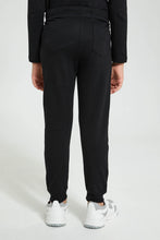 Load image into Gallery viewer, Redtag-Black-Jogpant-With-Print-Joggers-Boys-2 to 8 Years