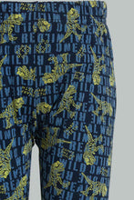تنزيل الصورة على معرض الصور، Redtag-Grey-Dinosaur-Long-Sleeve-T-Shirt-And-Long-Pant-Pyjamas-Pyjama-Sets-Boys-2 to 8 Years