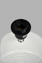 Load image into Gallery viewer, Redtag-White-Ceramic-Ribbed-Base-Table-Lamp-Colour:White,-Filter:Home-Decor,-HMW-HOM-Table-Lamps,-New-In,-New-In-HMW-HOM,-Non-Sale,-S22A,-Section:Homewares-Home-Decor-