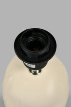 Load image into Gallery viewer, Redtag-Beige-Ceramic-Textured-Base-Table-Lamp-Colour:Beige,-Filter:Home-Decor,-HMW-HOM-Table-Lamps,-New-In,-New-In-HMW-HOM,-Non-Sale,-S22A,-Section:Homewares-Home-Decor-