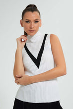تنزيل الصورة على معرض الصور، Redtag-White-Highneck-Pullover-With-Contrast-Design-Celebrity-Pullovers,-Colour:White,-Filter:Women's-Clothing,-New-In,-New-In-LDC,-Non-Sale,-S22A,-Section:Women-Women's-
