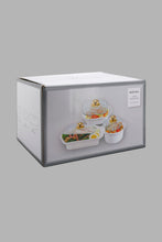 Load image into Gallery viewer, White Serving Dish With Glass Lid (6 Piece)