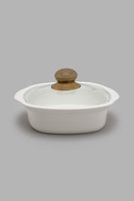Load image into Gallery viewer, White Serving Dish With Glass Lid (6 Piece)