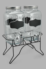 Load image into Gallery viewer, Redtag-Clear-Beverage-Dispenser-With-Stand-(2-Piece)-Beverage-Dispenser-Home-Dining-