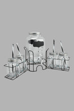 Load image into Gallery viewer, Redtag-Clear-Beverage-Dispenser-With-Mason-Jar-&-Stand-(5-Piece)-Beverage-Dispenser-Home-Dining-