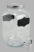 Load image into Gallery viewer, Redtag-Clear-Beverage-Dispenser-With-Mason-Jar-&-Stand-(5-Piece)-Beverage-Dispenser-Home-Dining-