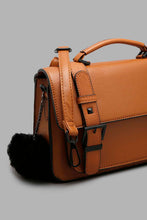 Load image into Gallery viewer, Redtag-Tan-Day-Bag-Satchel-Cross-Body-Bags-Women-