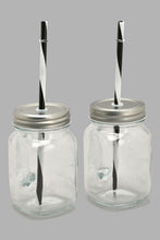 تنزيل الصورة على معرض الصور، Redtag-Clear-Beverage-Dispenser-With-Mason-Jar-&-Stand-(5-Piece)-Beverage-Dispenser-Home-Dining-