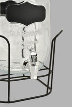 تنزيل الصورة على معرض الصور، Redtag-Clear-Beverage-Dispenser-With-Mason-Jar-&-Stand-(5-Piece)-Beverage-Dispenser-Home-Dining-