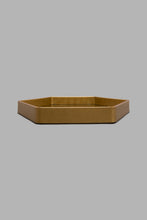 Load image into Gallery viewer, Redtag-Gold-Geomatic-Hexagon-Tray-Trays-Home-Dining-