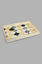 تنزيل الصورة على معرض الصور، Redtag-Gold-Geomatic-Rectangle-Tray-(Medium)-Trays-Home-Dining-