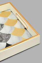 تنزيل الصورة على معرض الصور، Redtag-Gold-Geomatic-Rectangle-Tray-(Large)-Trays-Home-Dining-
