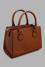 Load image into Gallery viewer, Redtag-Tan-Embellsihed-Day-Bag-Cross-Body-Bags-Women-