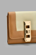 تنزيل الصورة على معرض الصور، Redtag-Tan-Stitch-Trim-Turn-Lock-Wallet-Purses-Women-