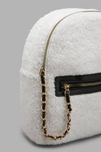 Load image into Gallery viewer, Redtag-White-Embellished-Backpack-Backpacks-Girls-