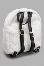 Load image into Gallery viewer, Redtag-White-Embellished-Backpack-Backpacks-Girls-