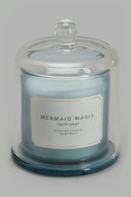 تنزيل الصورة على معرض الصور، Redtag-Blue-Mermaid-Magic-Candle-With-Bell-Glass-Jar-Candles-Home-Decor-