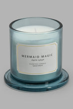 تنزيل الصورة على معرض الصور، Redtag-Blue-Mermaid-Magic-Candle-With-Bell-Glass-Jar-Candles-Home-Decor-