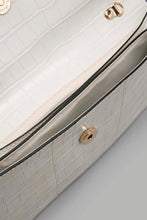 Load image into Gallery viewer, Redtag-White-Clutch-Bag-With-Texture-Colour:White,-Filter:Women's-Accessories,-New-In,-New-In-Women-ACC,-Non-Sale,-W21B,-Women-Clutches-Women-