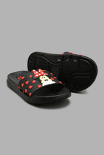 Load image into Gallery viewer, Redtag-Black-Minnie-Character-Slide-Sliders-Girls-3 to 5 Years