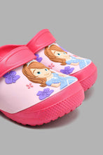 Load image into Gallery viewer, Redtag-Fuchsia-Sofia-Character-Slide-Sliders-Girls-3 to 5 Years