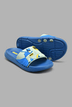 تنزيل الصورة على معرض الصور، Redtag-Navy-Batman-Character-Slide-Sliders-Boys-3 to 5 Years